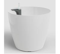Pot de fleurs - ARTEVASI - San Remo SWS 30 BR - Intérieur/extérieur - Plastique - Ø30 x H27 cm - 14,5 L - Blanc