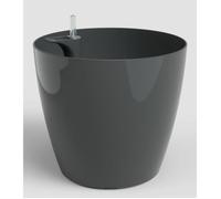 Pot de fleurs - ARTEVASI - San Remo SWS 30 BR - Intérieur/extérieur - Plastique - Ø30 x H27 cm - 14,5 L - Gris anthracite