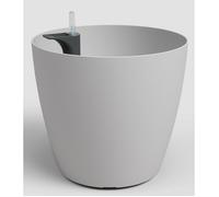 Pot de fleurs - ARTEVASI - San Remo SWS 30 MA - Intérieur/extérieur - Plastique - Ø30,5 x H27 cm - 14,5 L - Gris clair
