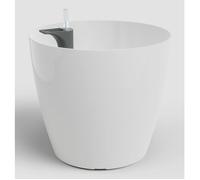 Pot de fleurs - ARTEVASI - San Remo SWS 42 BR - Intérieur/extérieur - Plastique - Ø42,7 x H39,5 cm - 42,3 L - Blanc