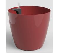 Pot de fleurs - ARTEVASI - San Remo SWS 42 BR - Intérieur/extérieur - Plastique - Ø42,7 x H39,5 cm - 42,3 L - Rouge foncé