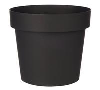 Pot de fleurs auto-arrosant en plastique, anthracite