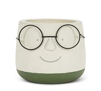 Pot de Fleurs avec Grand Visage