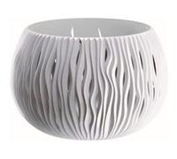Pot de Fleurs avec insert Ø 238mm 2,3L blanc Prosperplast Sandy Bowl DSK240 Blanc G