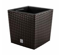 POT RATO 64 LITRES AVEC COUPE POUR PLANTATION COULEUR MOCCA 40 X 40 X 41 CM.