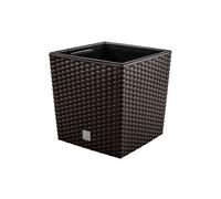 Pot de fleurs avec insert Prosperplast Rato Low DRTS225L-440U - couleur umbra