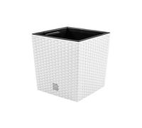 Pot de fleurs avec insert Prosperplast Rato Low DRTS325L-S449 blanc