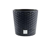 Pot de fleurs avec insert Prosperplast Rato Round DRTUS400L-S433 - anthracite