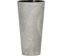 Pot de fleurs avec insert Tubus Slim Beton DTUS300B-422U - couleur et motif imitant le béton G