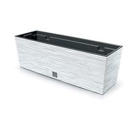 Prosperplast Pot de fleurs FURU avec réserve d'eau 12 L blanc
