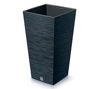 Prosperplast Pot de fleurs FURU 29x29x55 cm avec réserve d'eau Anthracite