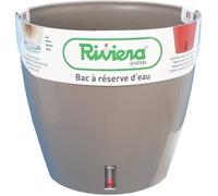 Pot Eva Rond Diametre 36Cm Taupe - Riviera