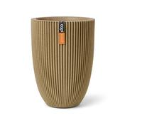 Pot de fleurs bas EUROPE Groove NL Beige 34 x 46 cm