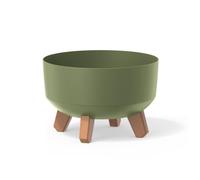 Pot de fleurs bas Prosperplast Gracia DGRL240L-5615C couleur verte 3,8 L
