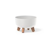 Pot de fleurs bas Prosperplast Gracia DGRL240L-S449 blanc 3,8L