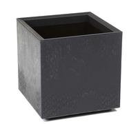 Pot de fleurs Betonique en béton noir 40x40 cm