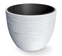 Pot de Fleurs Blanc avec réservoir Collection Furu 56,9 x 56,9 x 44,5 cm, capacité 92 l.