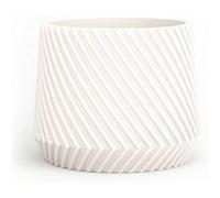 Pot de fleurs - Blumfeldt Heusden - fait à la main - en polystone - blanc Blanc G
