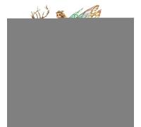 Pot de fleurs bohémien - Décoration de jardin - En acrylique - Fait à la main - Pour l'intérieur et l'extérieur