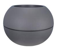 Pot de fleurs Boule - RIVIERA - Granit - D40 H28 cm - Gris