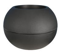 Pot de fleurs Boule - RIVIERA - Granit - D50 H34,5 cm - noir