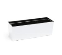 Pot de fleurs bouquet blanc 56x19 cm