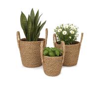 Pot de fleurs, cache-pot, panier à plantes, set de 3