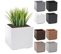 Pot de fleurs Caisse Jardinière boîte à fleurs Terrasse carré 36L 8 couleurs