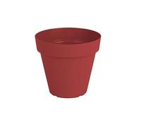 Artevasi Pot de fleurs Capri - pot rond en plastique - 60 cm - rouge foncé