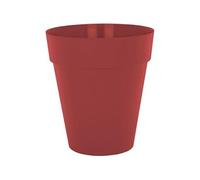 Pot de fleurs Capri haut - 46 cm - Rouge foncé