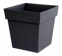 Pot de fleurs carré - 39 x 39 x 39 cm - 38 L - Gris anthracite