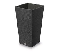 Prosperplast Pot de fleurs FURU avec réserve d'eau 24x24x45 cm anthracite