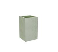 Pot de fleurs carré Basalt Up 29,5 x 49,5 cm - 36 L - Vert amande -