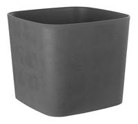 Pot de fleurs carré - GARDEN ID - Swing Carré - 16 L - 30 x 30 h 25 cm - Gris