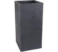 Bac carré - hauteur 80 cm - 31 litres - anthracite - Volcania 13739 EDA PLASTIQUES