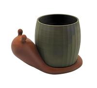 Pot de fleurs charnues en forme d'escargot de dessin animé pour plantes charnues cactus fleur maison bureau jardinage accessoires petit pot de fleurs