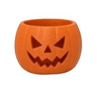 Pot de fleurs citrouille, cache-pot Jack O Lantern imprimé en 3D | Matériau PLA durable, design citrouille unique, idéal pour les plantes grasses ou la décoration intérieure Jaune