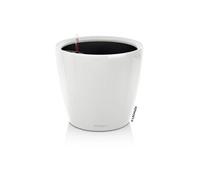 Pot de fleurs Classico 35 LS ALL-IN-ONE - 35 x 32,5 cm - Blanc brillant - Systeme d'irrigation - Vol plantation: 13 L
