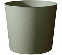 Pot de fleurs Conique Ø 50 cm - EDA - Element - 62,2 L - Système de drainage - Intérieur / Extérieur - Ø 49,5 x H 42 cm - Kaki