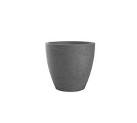 Pot De Fleurs Conique Basalt Up - Ø 38 X 35 Cm - 27 L - Gris Anthracite - Eda Gris
