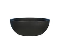 Pot de fleurs RIVIERA Coupe noir aspect granit D40 x H15 cm 12 L Noir G