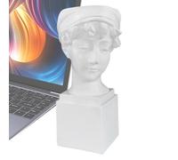 Pot de fleurs créatif avec face en résine, pot décoratif pour plantes d'intérieur, fleurs artificielles ou succulentes