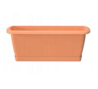 Pot de fleurs de balcon en plastique imitation terre cuite 59 x 18 4 cm avec soucoupe España