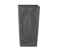 Prosperplast Jardinière pot de fleurs Urbi Square Effet béton insert plastique Anthracite 75x40x40cm