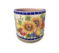 Pot de Fleurs d'extérieur rétro Peint, Plante Ronde d'espagne, jardinière en céramique, bonsaï, décoration de Jardin du Sol au Plafond, Pot de Fleurs créatif, Ornements de Plantes