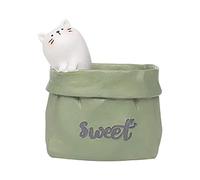 Pot de fleurs d'intérieur et d'extérieur en résine en forme d'animal - Pot de fleurs créatif et décoratif pour la maison, le bureau, le jardin, la décoration de chat