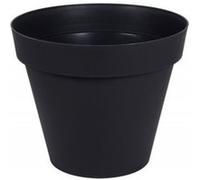 Pot de fleurs EDA Plastiques coloris gris anthracite en plastique Ø.80 x H.66 cm contenance 170 L