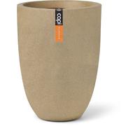 Pot de fleurs élégant bas Smooth NL - Plastique - Beige - 34 x 46 cm - CAPI EUROPE