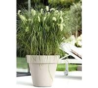 Elho - Pot de fleurs Pure Rond 60 - Ø 59 x H 54 cm - 100% recyclé - Blanc