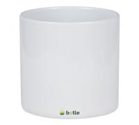 Pot de fleurs en céramique Pot de fleurs blanc 23 cm de diamètre